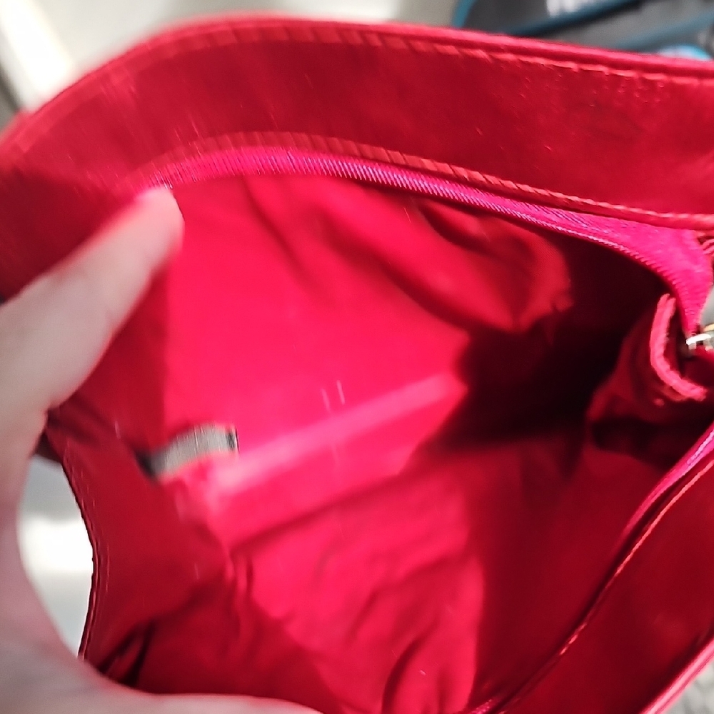 YSL Red Satin Pouch - Picture 8 of 8